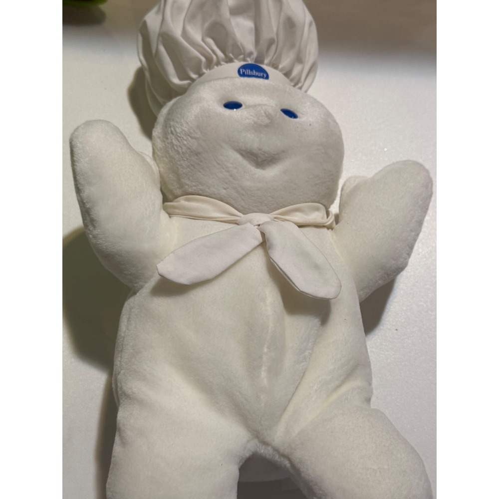 Pillsbury Doughboy Poppin Fresh Plush 1997 Vintage Advertising Mascot White Toy